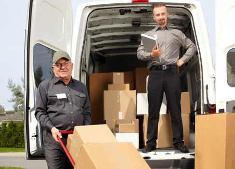 Local man with van service helping with a move in Richmond