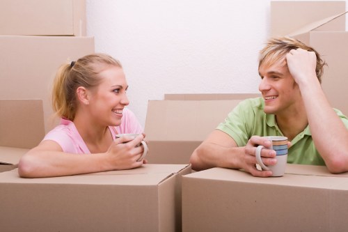 Local removals team preparing a move in Richmond