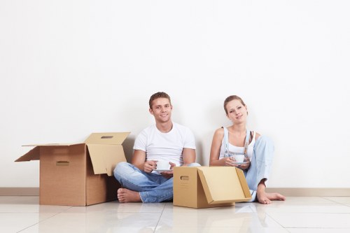 Richmond local removal team handling a residential move
