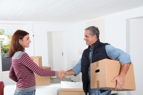 Richmond moving team preparing furniture for safe transport