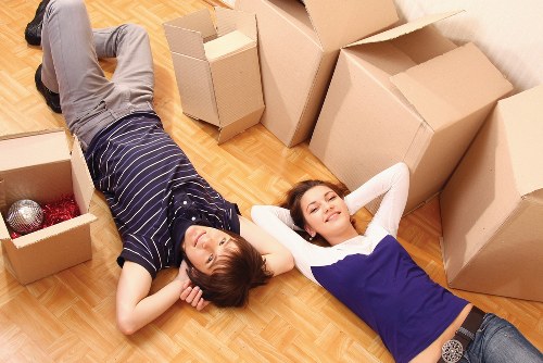 Local movers handling stair access in a Richmond property